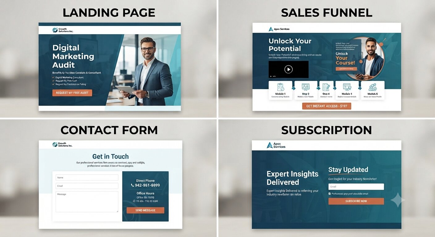 Landing Page Samples